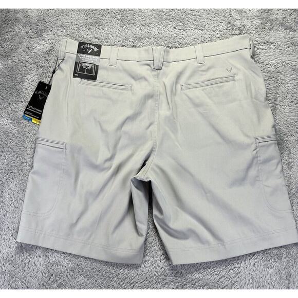 Callaway Mens Shorts Grey Ceinture Active Stretch Opti Dri Size 40 NWT‎ - Picture 2 of 9
